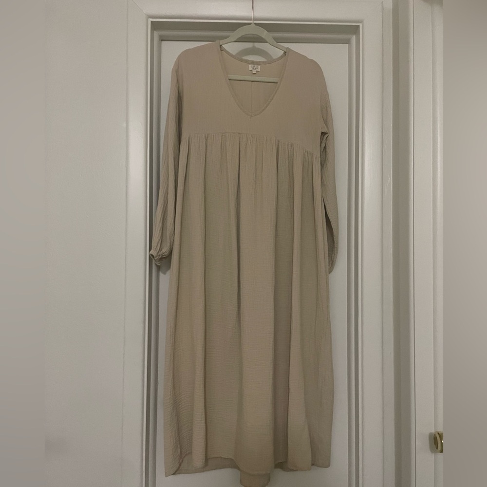 LAGUNA COLLECTION Organic Cotton Long Sleeve Maxi